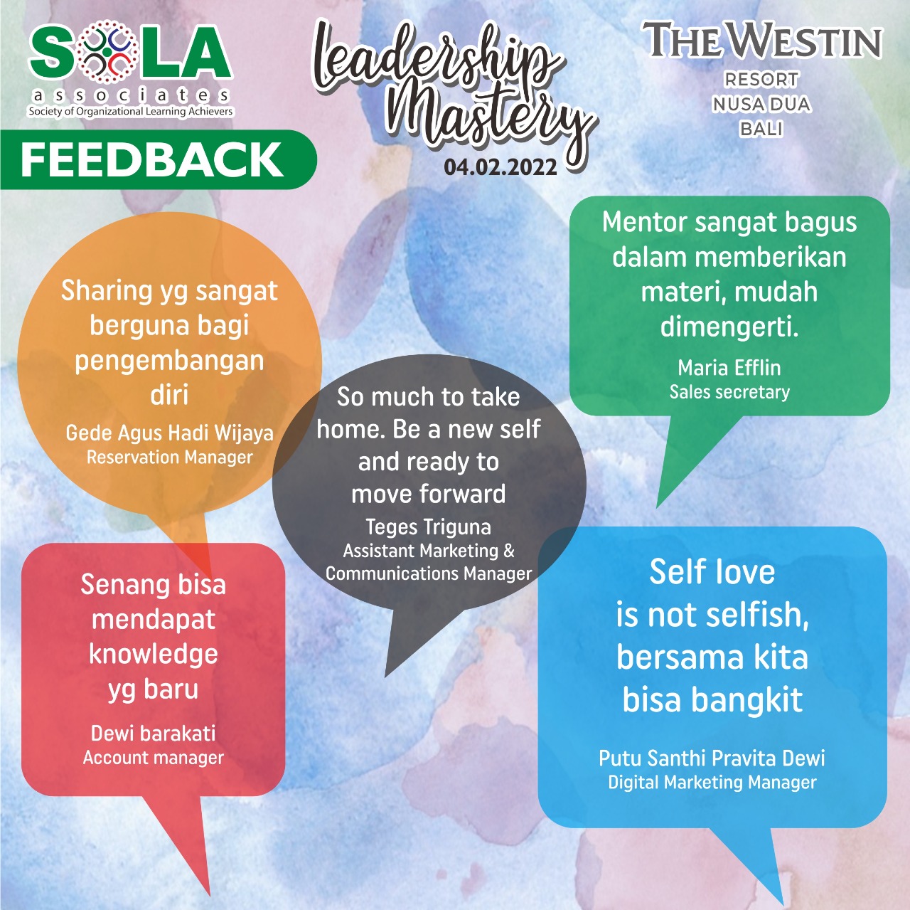 The Westin Bali - Leadership Mastery 03