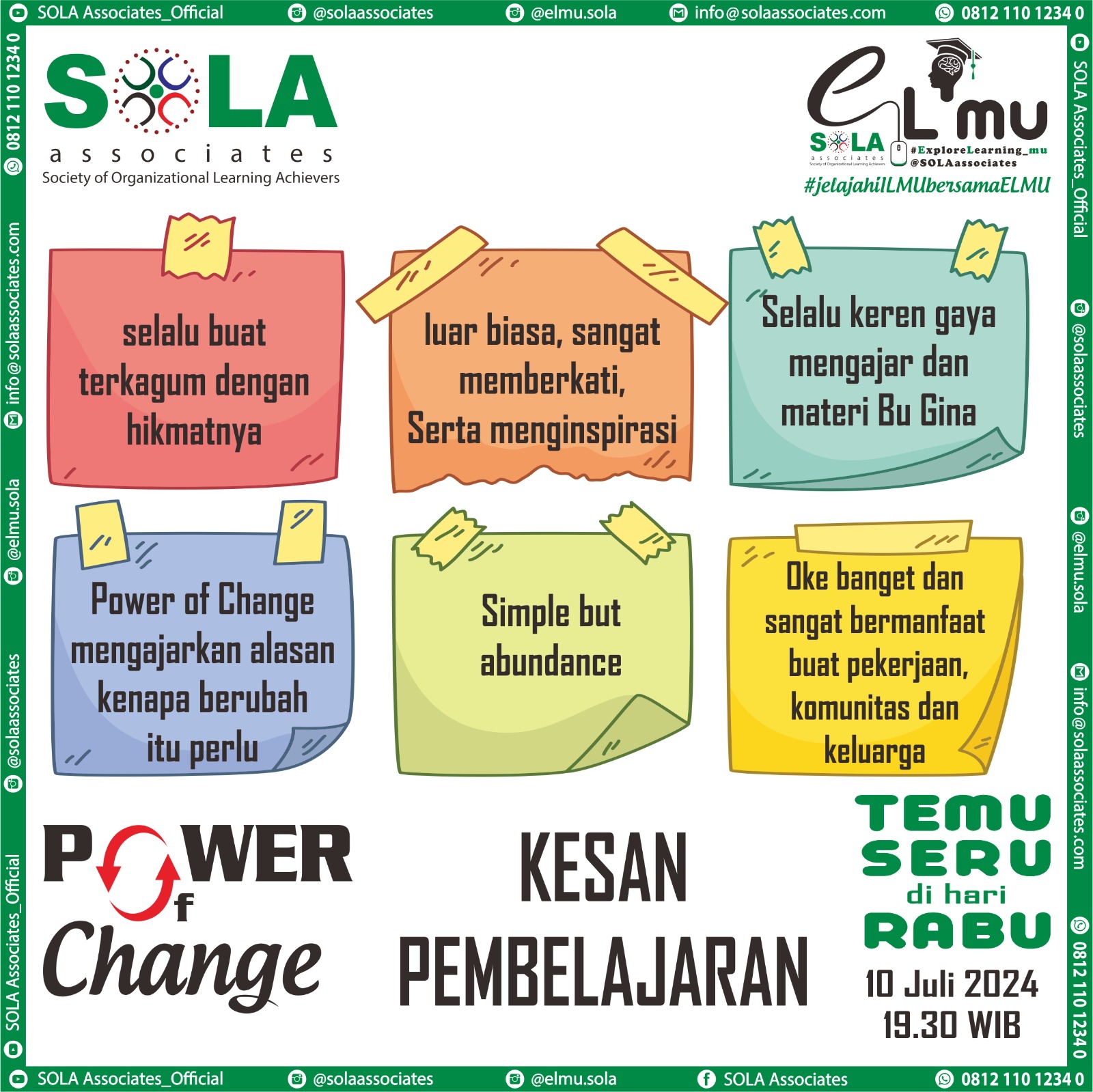 eLmu Juli 2024 The Power of Change # 02