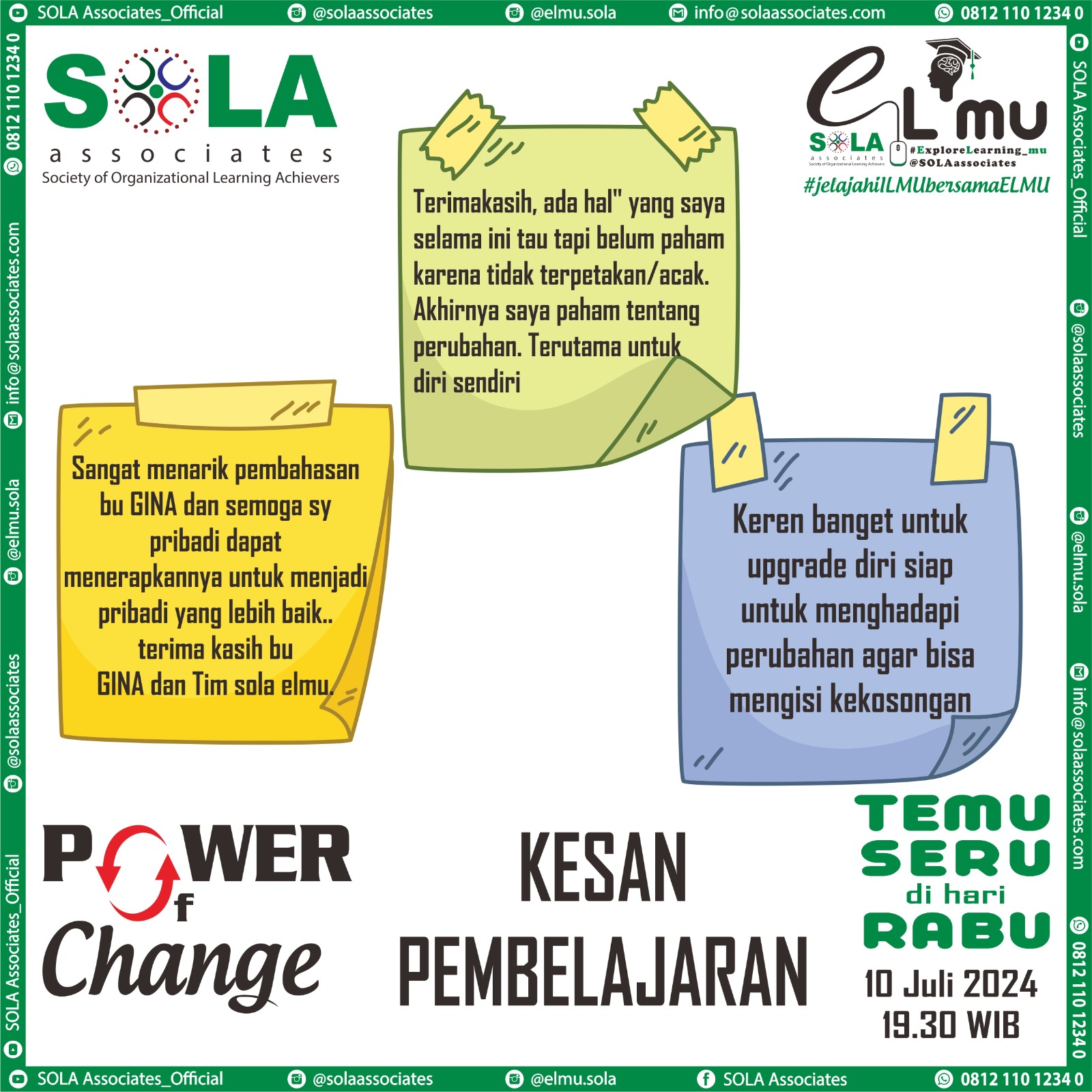 eLmu Juli 2024 The Power of Change # 04