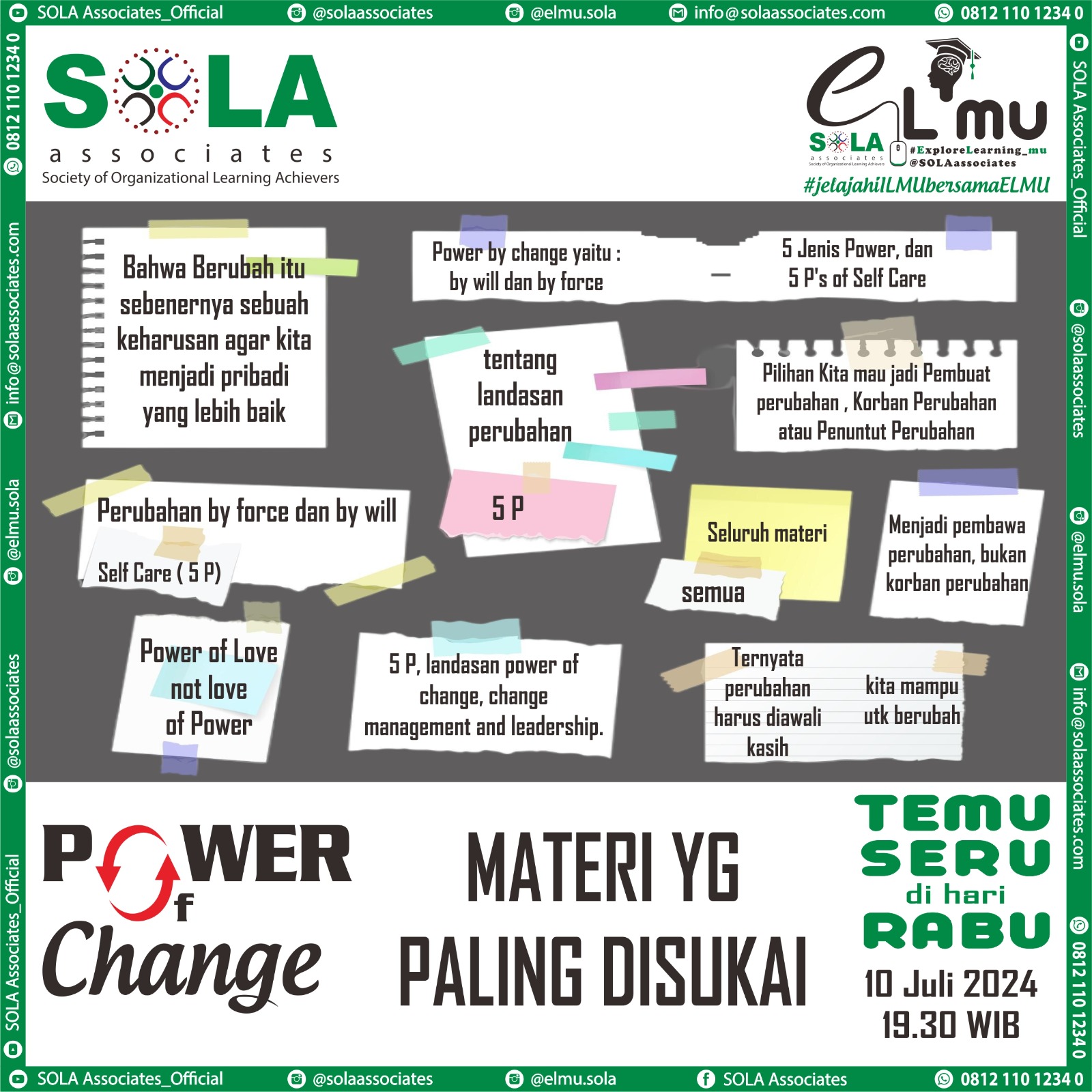 eLmu Juli 2024 The Power of Change # 05