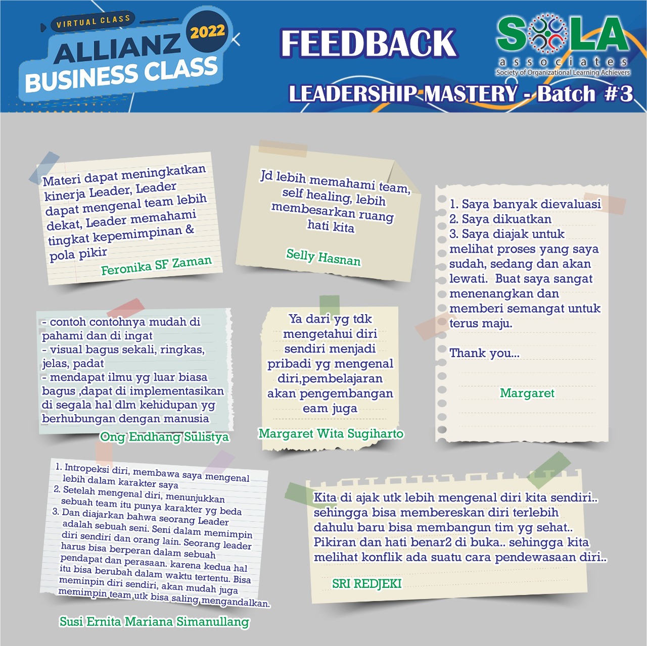 Leadership Mastery Batch 3, Allianz Business Class 2002 - 3