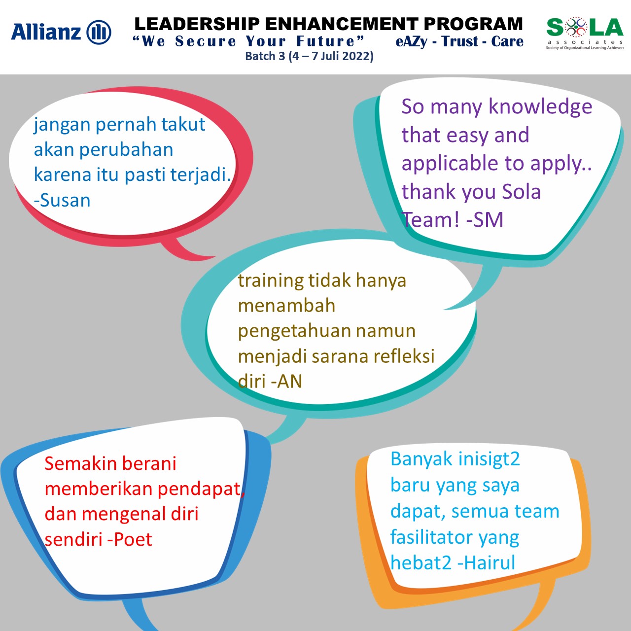 Leadership Enhancement Program AllianzU Batch 3-1