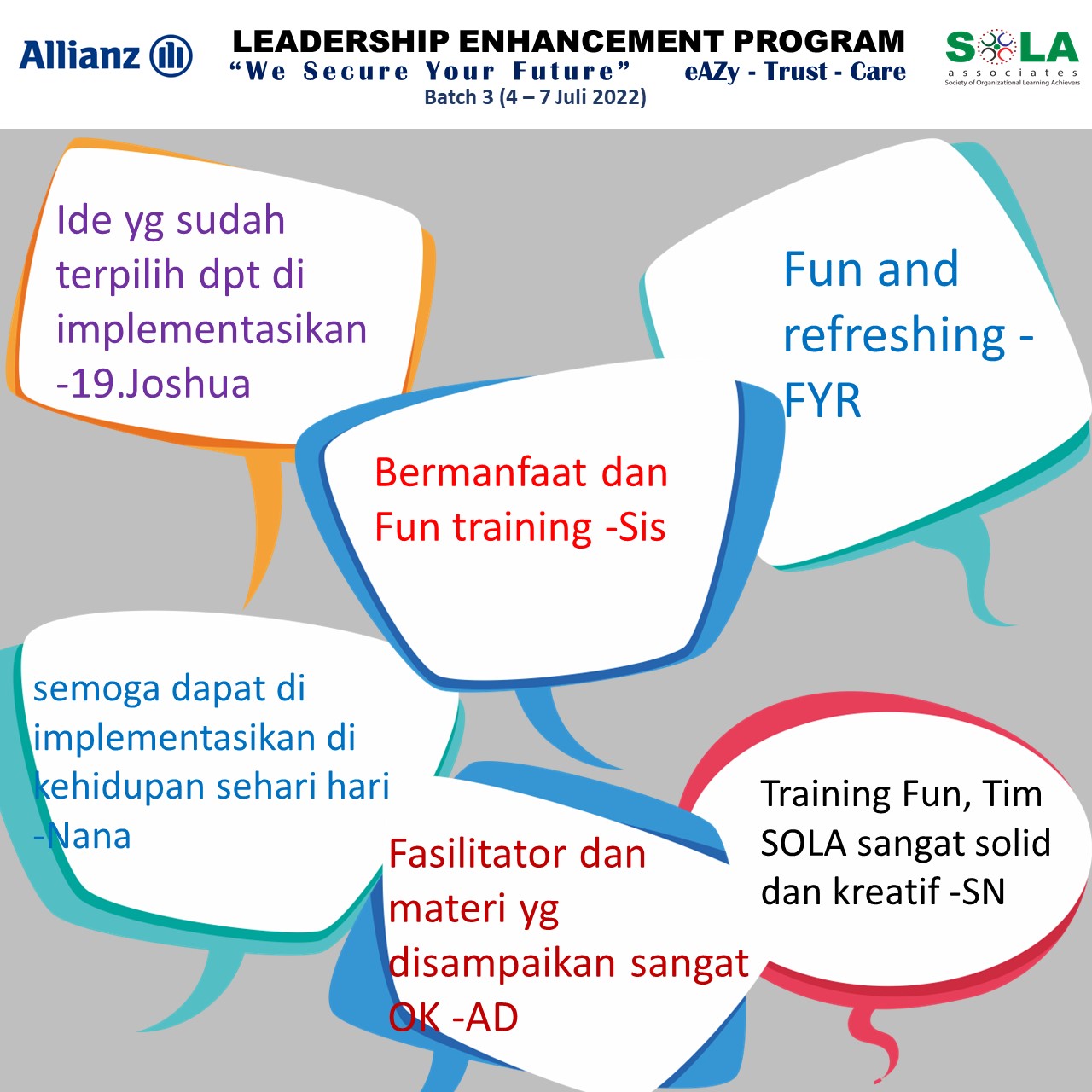 Leadership Enhancement Program AllianzU Batch 3-4