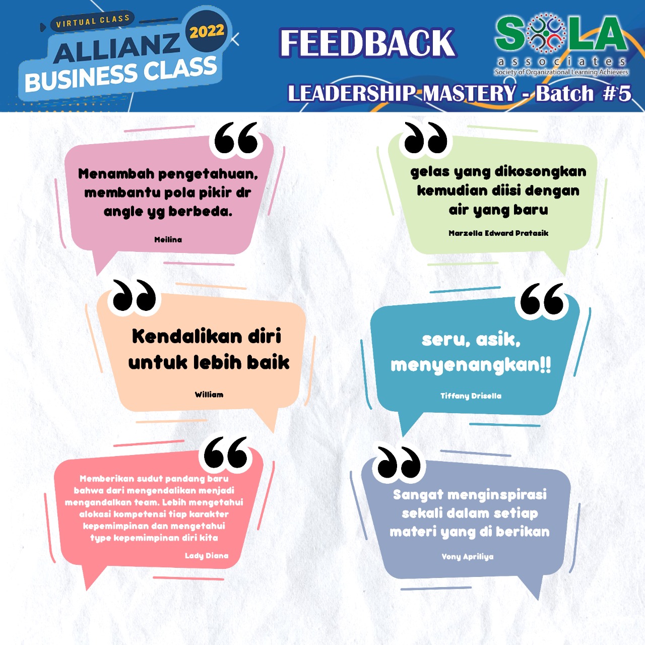 Leadership Mastery Batch 5, Allianz Business Class 2002 - 1